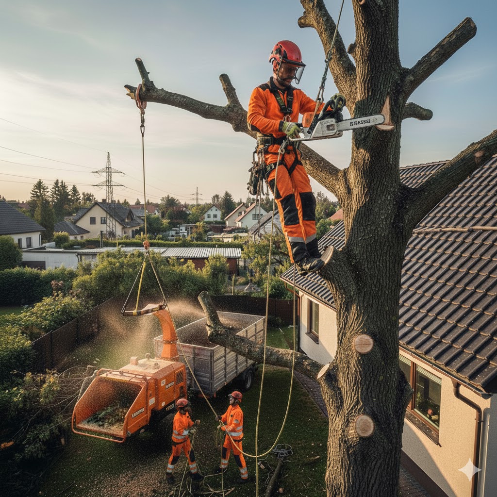 Rizikové kácení: Proč nechat motorovku v kůlně a zavolat profíky?