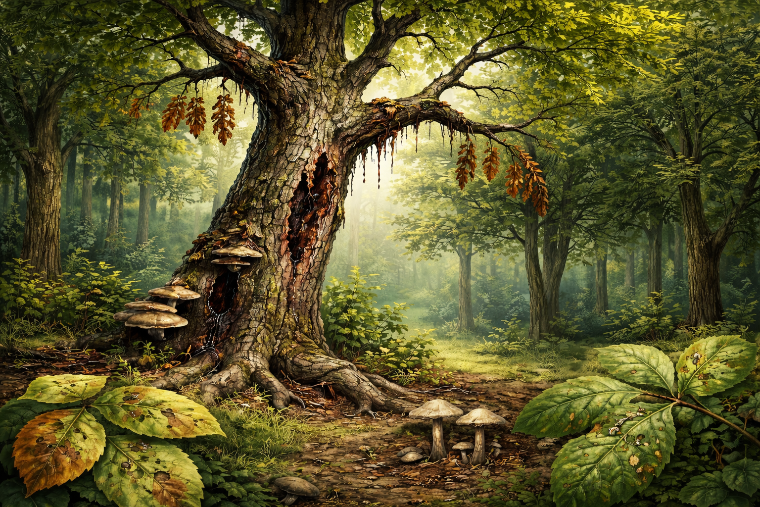 Jak poznat nemocný strom